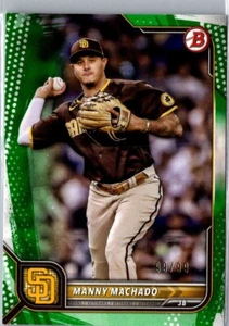 2022 Bowman Green #66 Manny Machado /99 - Picture 1 of 2