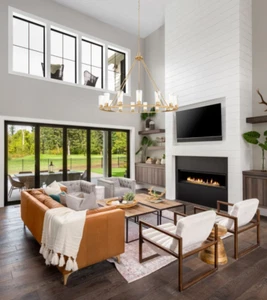 Restoration Hardware Modern STYLE XL Gold Round Ring Glass Candle Chandelier - Picture 1 of 3