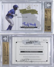 2012 Leaf Ultimate Draft Gold /10 Elier Hernandez #HS-EH1 BGS 9.5 GEM MINT Auto