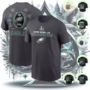 2025 Philadelphia Super Game LIX Champions Roster T-Shirt Full Size S-4XL - Picture 1 of 21