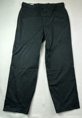 Calça de algodão casual John W Nordstrom masculina preta algodão Smartcare 38 x 30 (29,5) - Imagem 1 de 4