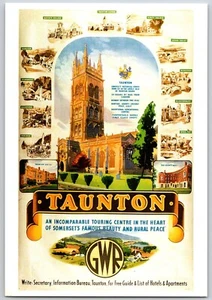 Postcard England GWR Taunton Hotel Apartments - Picture 1 of 3