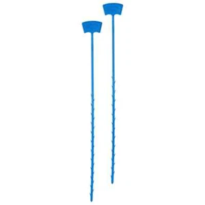 2 Pack Sink Drain Snake Hair Clog Remover Tool 20" Flexible Plastic Shower Tub - Picture 1 of 2