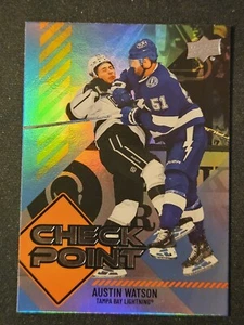 24-25 Upper Deck Austin Watson Check Point Tampa Bay Lightning - Picture 1 of 2