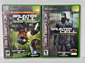 2 XBOX Spiele Tom Clancy's Splinter Cell Chaos Theorie und Stealth Action neu definiert - Bild 1 von 3