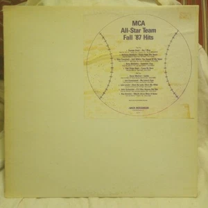 MCA ALL-STAR TEAM FALL '87 HITS 1987 MCA Records Promo Not For Sale LP - Picture 1 of 7