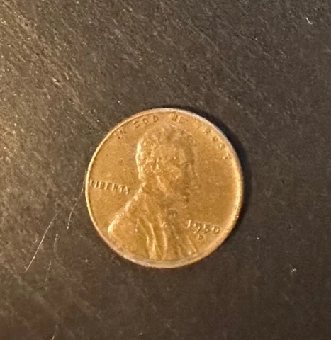 1950 D Lincoln wheat penny/circulated Cover