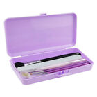 1Pcs Nail Art Manicure Tool Plastic Storage Box Brushes Container Ho.cf