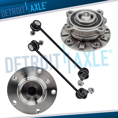 Conjunto de cojinete y buje de rueda delantera + barra estabilizadora para BMW 525i 530i 2001 2002 2003 Foto 1 de 4