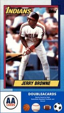 1990  Topps #442 Jerry Browne  Cleveland Indians