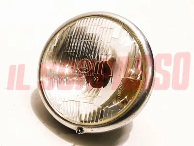 GRUPPO OTTICO FANALE FARO VETRO CORNICE COCCIA PORTALAMPADA FIAT 600 D CARELLO Foto 1 de 3