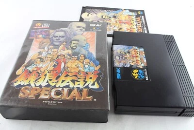 SNK Neo Geo AES Fatal Fury Special Video Game Cart Japan JP Version - Image 1 of 4