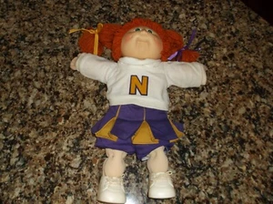 Cabbage Patch Kids Doll 1985 Red Hair Northwestern  IL Dolls Girl Green 85 VTG - Picture 1 of 21