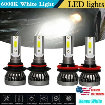 For Volvo VN VNL VNM Truck 630 670 730 780 2004-2015 - 4X LED Headlight Bulb K9A - Изображение 1 из 4