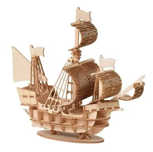 Puzzle in Legno Barca a Vela 3D - Photo 1/6