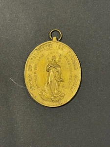 Antique religious medals "VIRGIN MARY" (5 x 4 CM) - Picture 1 of 2