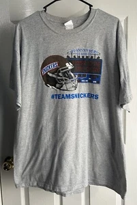 Snickers Circle K Football Tshirt Grey XL Great Condition Candy Promo - Picture 1 of 6