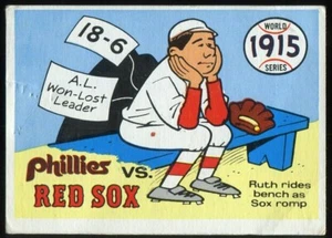 1970 Fleer World Series #12 - 1915 Boston Red Sox vs. Philadelphia Phillies - Picture 1 of 2