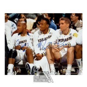 Hardaway, Richmond, Mullin Autographed Run TMC 16x20 Basketball Photo - BAS - Picture 1 of 1