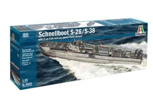 Modellino nave 1/35 Schnellboot S-26/S-38 Italeri 5625 scala 1:35 modellismo - Foto 1 di 4