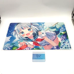 Gawr Gura 2022 Birthday Celebration LARGE Rubber Play Mat Hololive JP - Picture 1 of 11