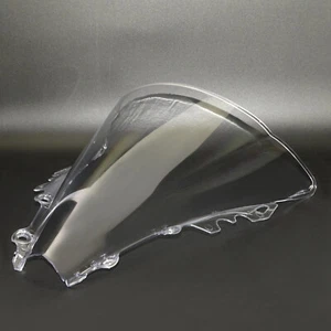 Clear Double Bubble Windshield Windscreen Shield For YAMAHA YZF R6 2006-2007 2C0 - Picture 1 of 9