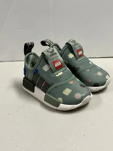 Adidas LEGO x NMD 360 Olive Green Shoes IF2170 Infant Baby Kids Size 4K 4 - Picture 1 of 8