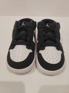 Nike Air Jordan 1 Low Gym Red Black Toe Toddler CI3436-116 Size 7c No Box - Picture 1 of 6