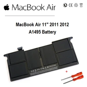 Genuine Apple MacBook Air 11" 2011 2012 A1495 Battery 5100mAh + Tools - Local - Picture 1 of 12