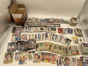Baseball Cards Lot Topps 1960s-2000’s Football Cards Donruss Cards Fleer Cards - Picture 1 of 19