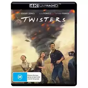 Twisters 4K UHD Blu-Ray BRAND NEW Region B | Bonus Features | Free Post - Picture 1 of 8