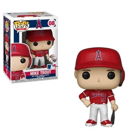 MIKE TROUT Los Angeles Angels MLB Funko Pop! #08 Series 2 NIB Free Shipping Cover