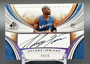 2005-06 SP Game Used Edition Antawn Jamison #'d /25 #SE-AJ On Card Auto Wizards - Bild 1 von 3