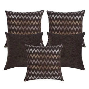 Cubiertas de cojín geométrico Jacquard, 16*16 pulgadas, juego de 5 - Imagen 1 de 43