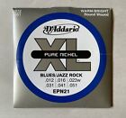 D'Addario EPN21 Pure Nickel Blues Jazz Electric Guitar Strings 12-51 Round Wound