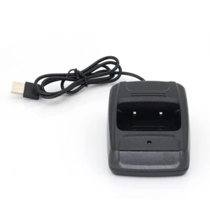 USB Charger Walkie Talkie BAOFENG BF-888s BF-666s Li-ion Battery Desktop Charger - Zdjęcie 1 z 9