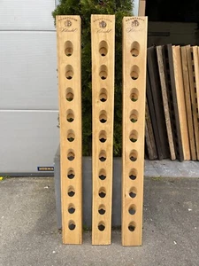 Oak Champagne Riddling Rack f. 10 Bottles B-STOCK SALE * LIMITED * DISCOUNTED - Picture 1 of 19