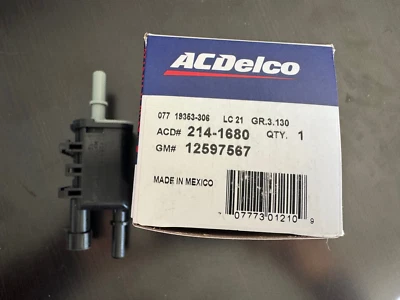 ACDelco GM Original Equipment 214-1680 Vapor Canister Purge Valve - Image 1 of 3