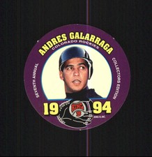 1994 King-B Discs Baseball Card #16 Andres Galarraga