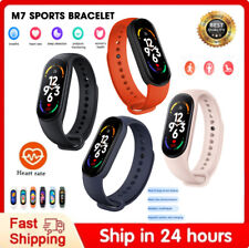 M7 Smart Watch Fitness Tracker Blood Pressure Heart Rate Men Women Sport Watches