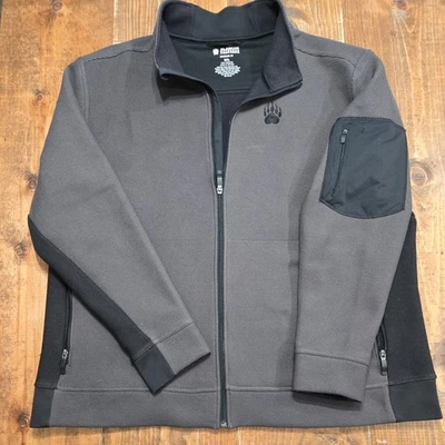 Men's XXL AKHG Graveltec Standard Fit Fleece Full Zip Mock Duluth Trading Co 2XL - Image 1 of 4