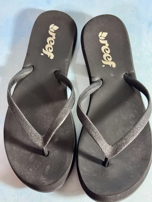 Sandalia estilo chanclas REEF Star Cushion brillante tanga para mujer - talla 6-7 Foto 1 de 4