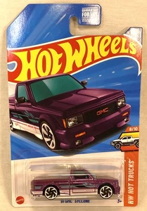 Mattel HOT WHEELS 119/250 Hot Trucks '91 GMC Syclone 8/10 NEW - Picture 1 of 2
