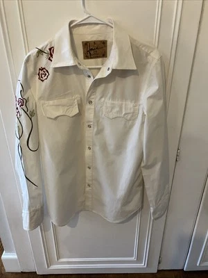 House  of Howe  Embroidered Western Shirt S - Image 1 of 4