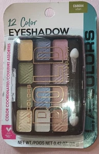 NEW 12 Color Eyeshadow L.A. Colors Bold C68684 Urban - Picture 1 of 1
