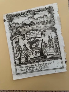 REMDA Original Kupferstich aus "Zittauisches Tagebuch" (zw. 1774 - 1817) - Bild 1 von 2