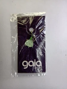 Gaia Online Angry Garlic Enamel Metal Charm Pendant New/Sealed On Card - Picture 1 of 2