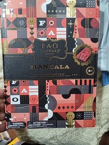 FAO Schwarz Eiche Mancala Brett Strategiespiel, Holz klappbar, Edelsteine, Neu in OVP - Bild 1 von 1