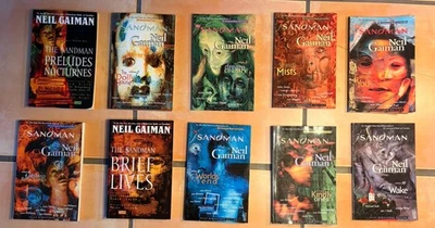 Lote Completo TPB “The Sandman” Neil Gaiman Volúmenes #1-10 DC/Vértigo Foto 1 de 4