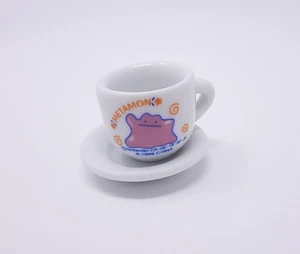 Pokemon Ditto 1.25" mini vaso taza de té platillo juego de platos - Imagen 1 de 2